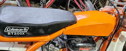 coleman bt200 tank seat frame